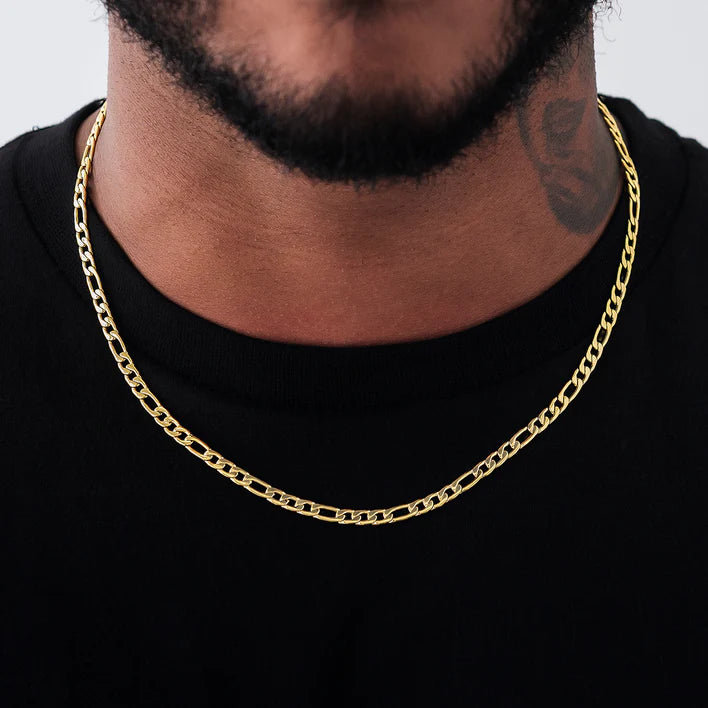 4MM Figaro Chain Necklace