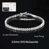 3mm Moissanite Tennis Bracelet