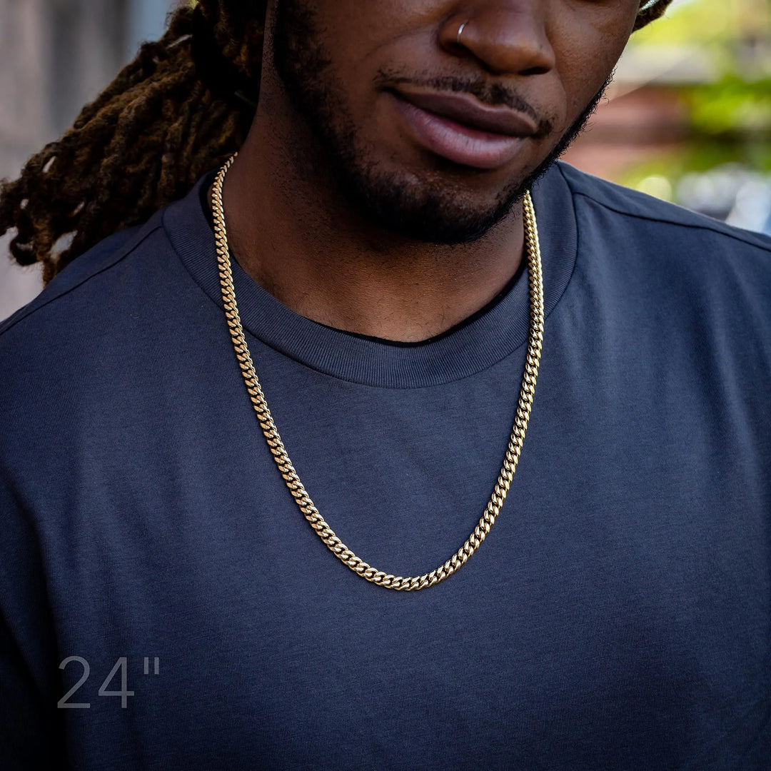 6mm Stainless Steel Cuban Link Chain