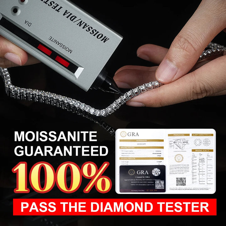 3mm Moissanite Tennis Bracelet