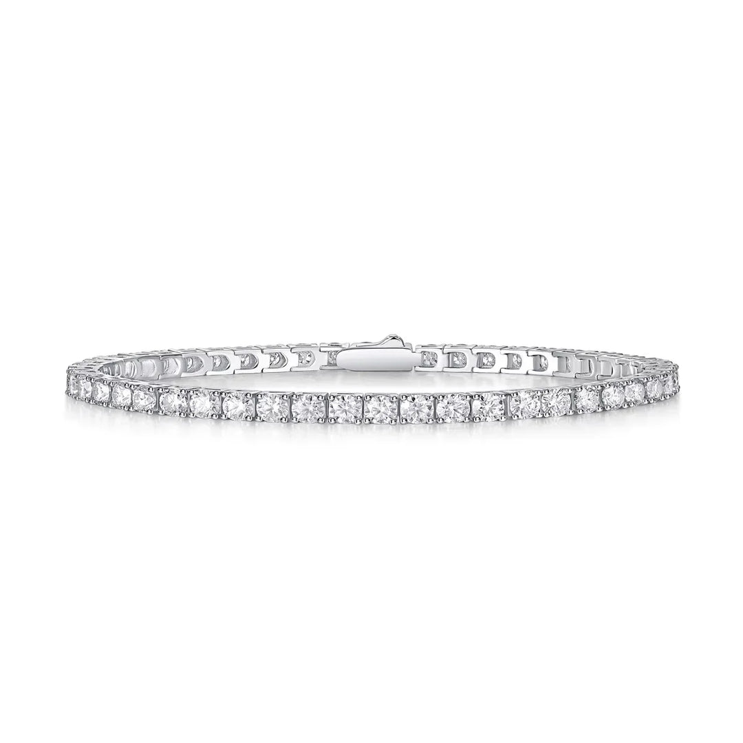 4mm Moissanite Tennis Bracelet