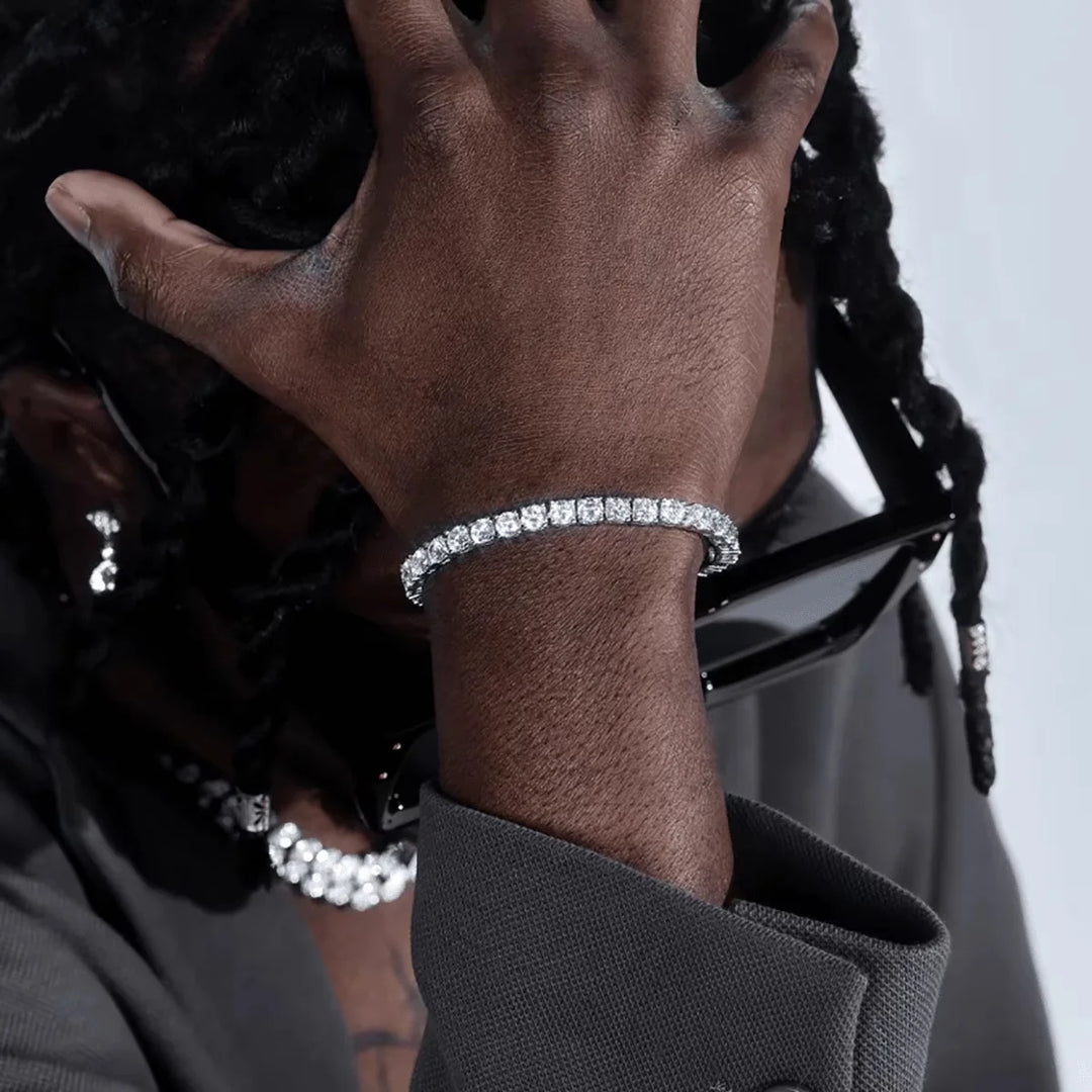 4mm Moissanite Tennis Bracelet