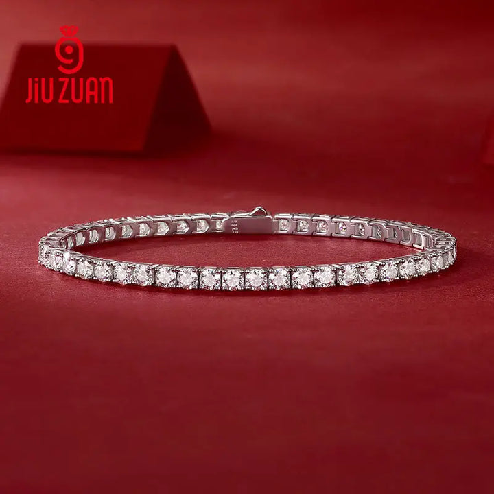 4mm Moissanite Tennis Bracelet