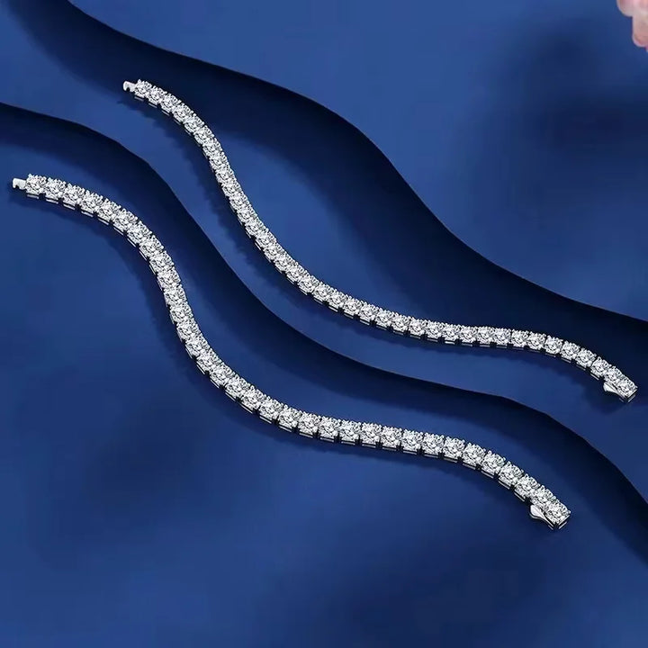 4mm Moissanite Tennis Bracelet