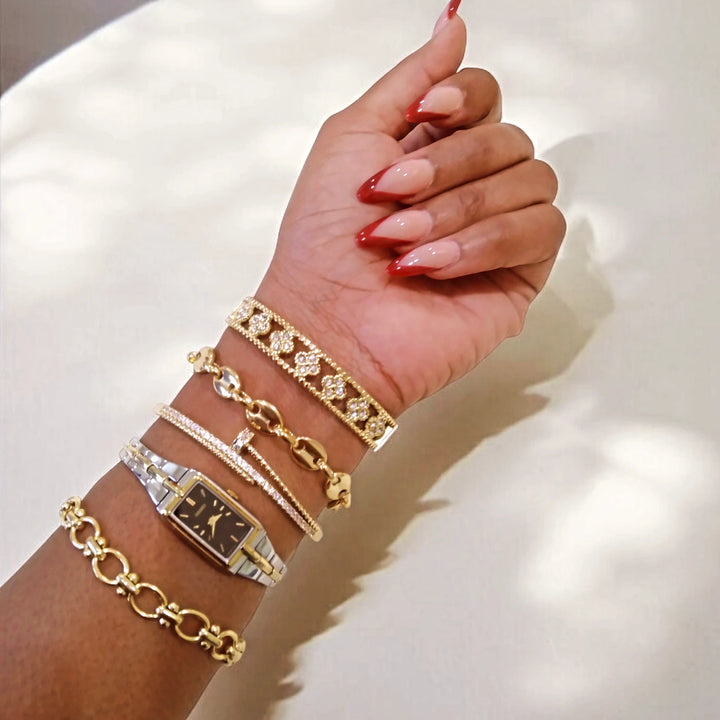 CZ Nail Bangle