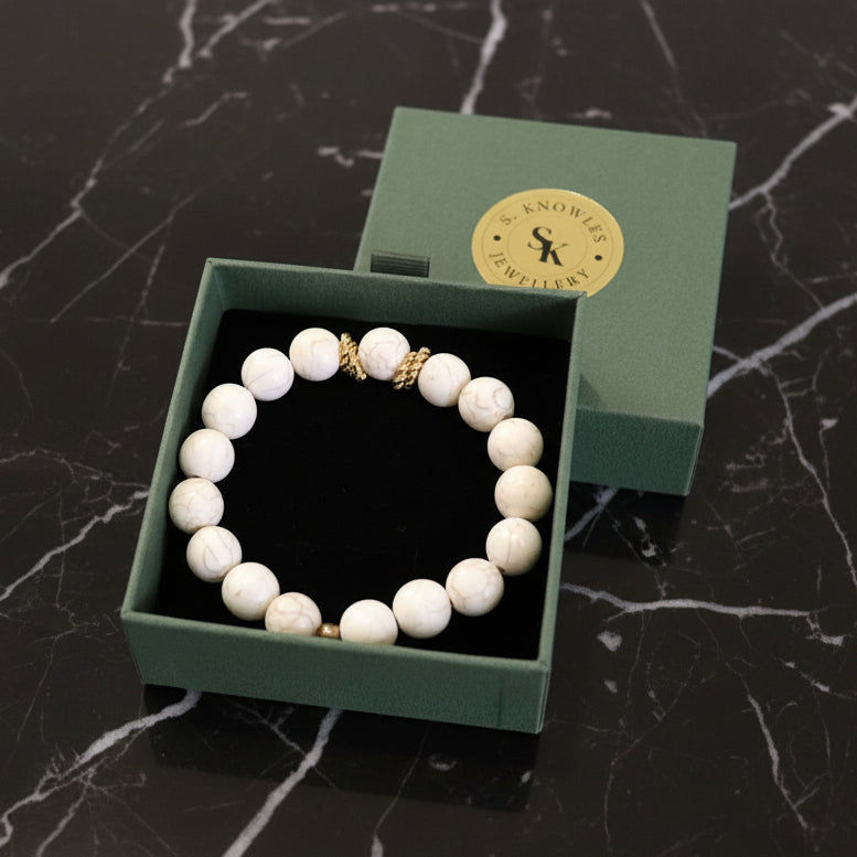 12MM Magnesite Bracelet