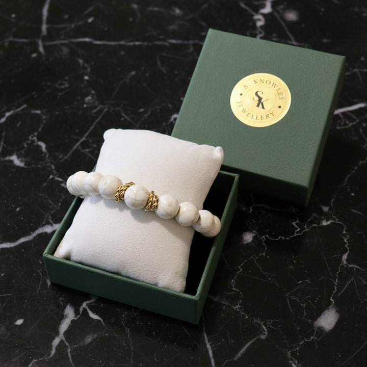 12MM Magnesite Bracelet