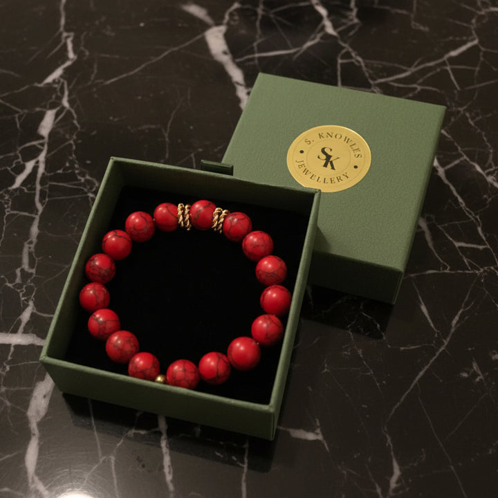 12MM Magnesite Bracelet