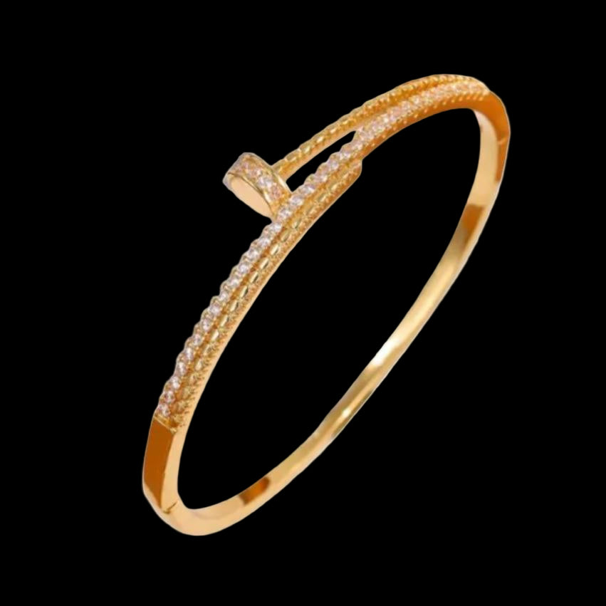 CZ Nail Bangle