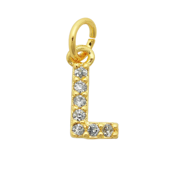 4MM Figaro Pave Initial Anklet