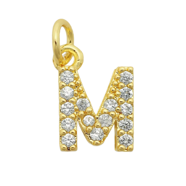 4MM Figaro Pave Initial Anklet