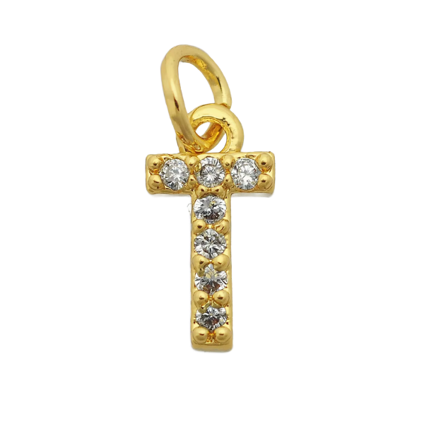 4MM Figaro Pave Initial Anklet