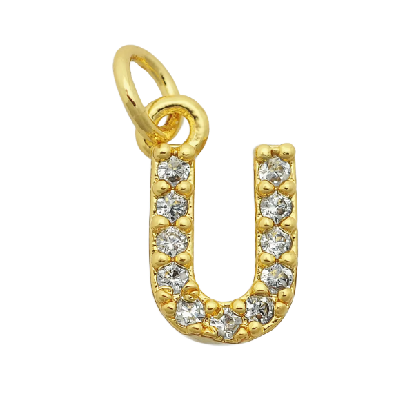 4MM Figaro Pave Initial Anklet