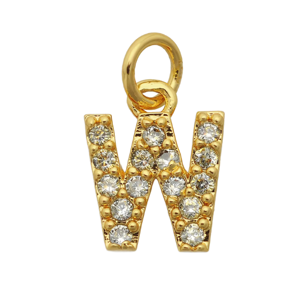 4MM Figaro Pave Initial Anklet