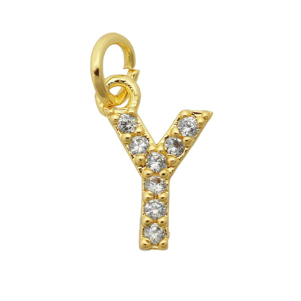 4MM Figaro Pave Initial Anklet