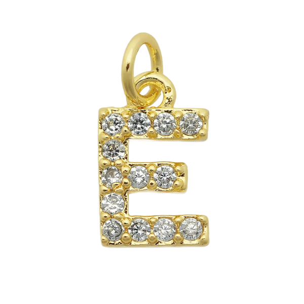 4MM Figaro Pave Initial Anklet