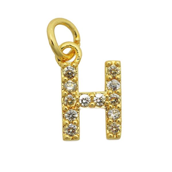 4MM Figaro Pave Initial Anklet