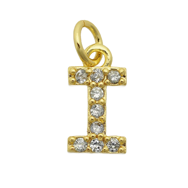 4MM Figaro Pave Initial Anklet