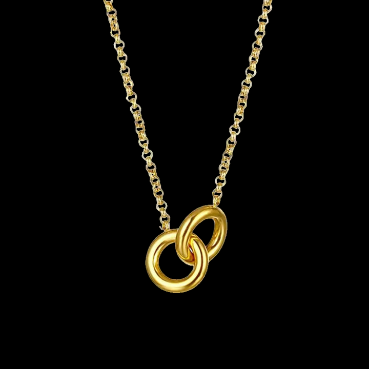 Interlocking Circles Pendant Necklace